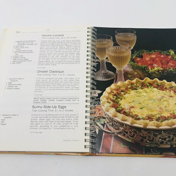 Vintage Sears Kenmore Microwave Cooking Cookbook Recipe Book Picture Beginner - Picture 8 of 10